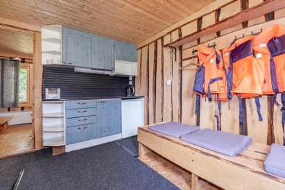 Aulangon Rantalan rantasaunan pukeutumishuone.