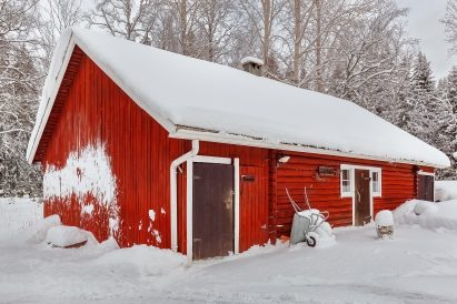Evon Ruuhijärven juhla-aitta.
