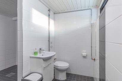 Lähdekallion Huvilan sisäsaunaosaston wc.